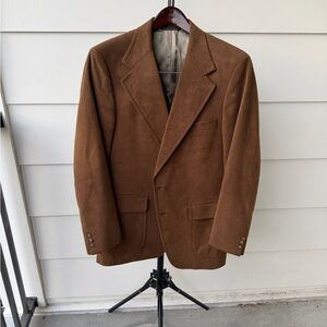 Vintage Custom Men’s Suede Sport Coat Blazer Geo. Muse Clothing Co. Atlanta